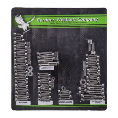 503106 - GARDNER-WESTCOTT Motor screw set, polished ss allen