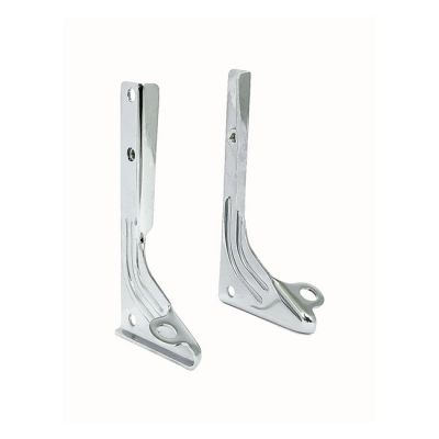 504001 - MCS Spotlamp / passing lamp mount bracket kit. Chrome