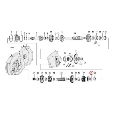 504775 - MCS THRUST WASHER C-SHAFT 1ST GEAR .060 INCH