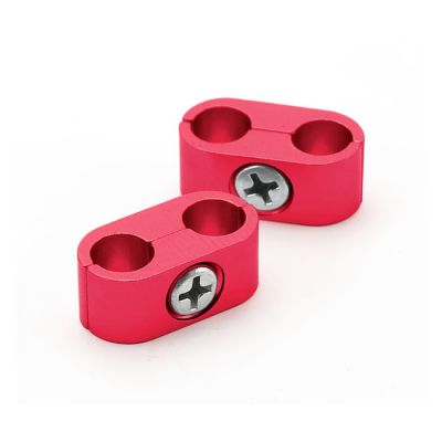 504864 - MCS 8mm spark plug wire separator. Smooth, red