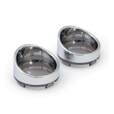 505102 - MCS Turn signal lens set with visor. Light smoke lens