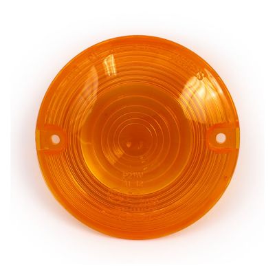 505154 - MCS Replacement turn signal lens. Flat lens. Amber