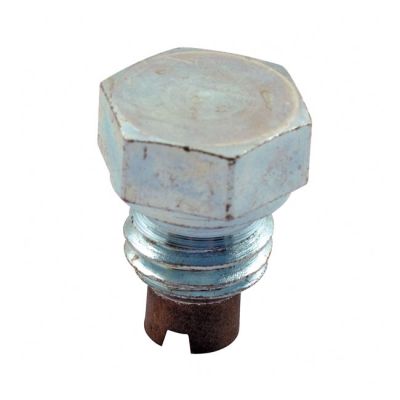 507755 - MCS Oil drain plug, 1/2-13. Hex head. Magnetic