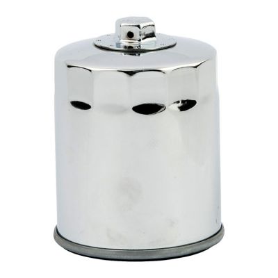 508517 - MCS, spin-on oil filter with top nut. Chrome