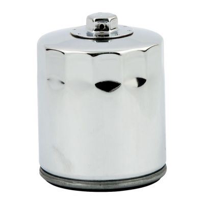 508532 - MCS, spin-on oil filter with top nut. Chrome