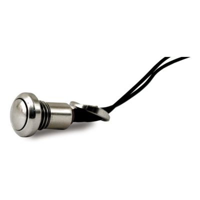 508631 - MCS Smooth push button switch. Polished stainless