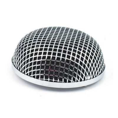 509311 - MCS Breather style air cleaner assembly, round. Chrome