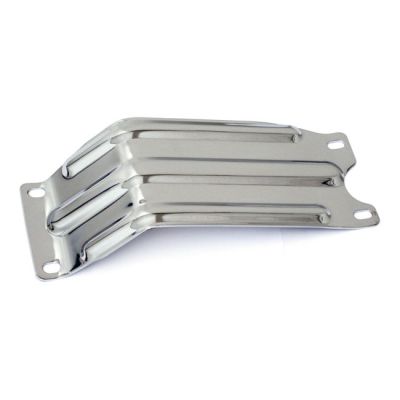 509870 - MCS Engine skid plate. Ribbed. Chrome