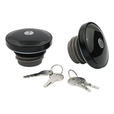 509954 - MCS Gas cap set with lock, black