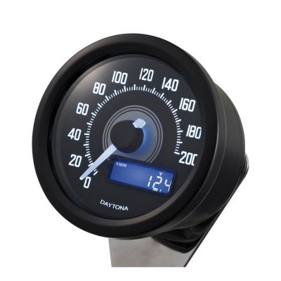 510152 - Daytona, Velona 60mm electronic speedometer 200km/h, black