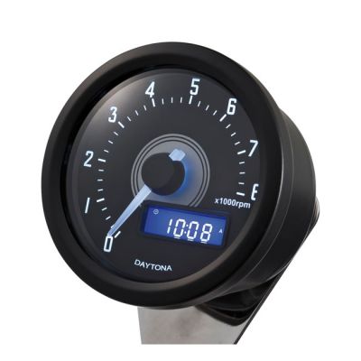 510153 - Daytona, Velona 60mm tachometer 8000RPM, black