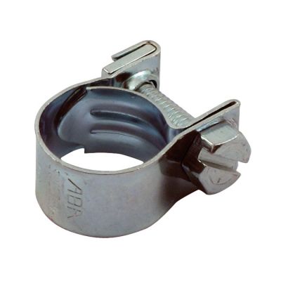 510471 - Aba hose clamps, 12mm for 1/4" hose. Zinc plated