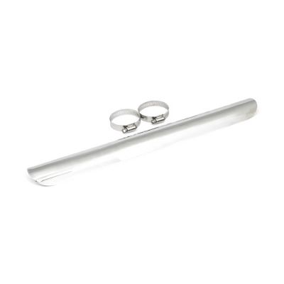 510529 - MCS Universal smooth heat shield 18" long chrome