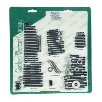 510847 - GARDNER-WESTCOTT GW MOTOR SCREW SET, POLISHED SS ALLEN