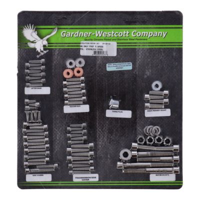 510854 - GARDNER-WESTCOTT GW MOTOR SCREW SET, POLISHED SS ALLEN