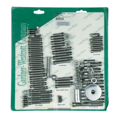 510859 - GARDNER-WESTCOTT GW MOTOR SCREW SET, POLISHED SS ALLEN