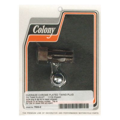 512915 - Colony, oversize timing/drain plug & tap kit. Acorn