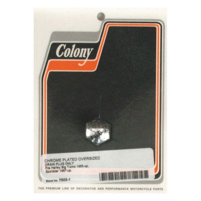 512930 - COLONY OVERSIZE DRAIN PLUG, DOMED HEX