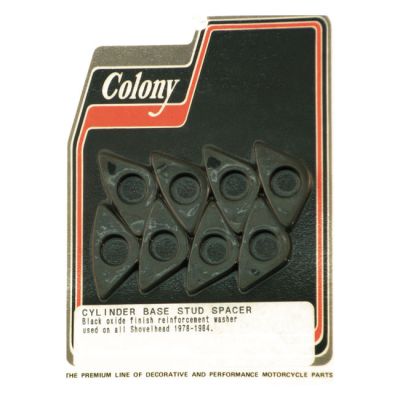 513411 - Colony, cylinder base stud spacers set. Black