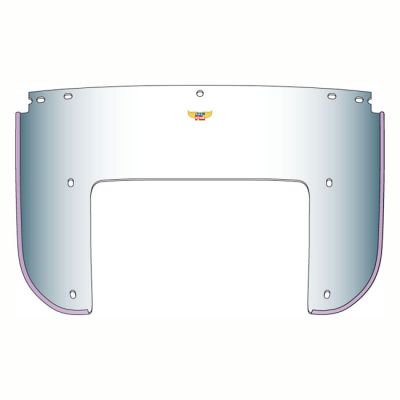 513691 - National Cycle, Beaded 5-bolt lower window. Clear