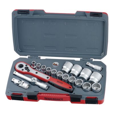 514061 - TENGTOOLS Teng Tools, 1/2" socket wrench set. US 21pc