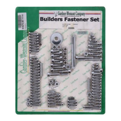 514275 - GARDNER-WESTCOTT GW BUILDERS FASTENER SET, POL CHR ALLEN