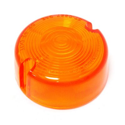 514525 - MCS Replacement 3" bullet turn signal lens. Amber
