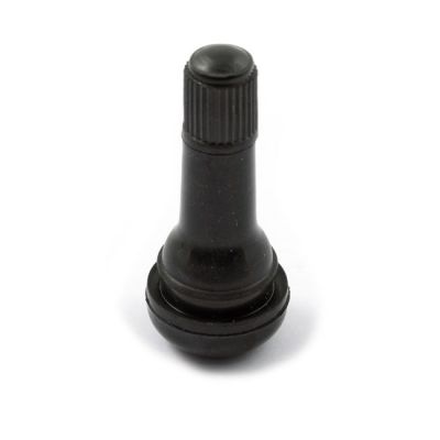 514767 - MCS Press-in tubeless valve stem. Plastic black cap