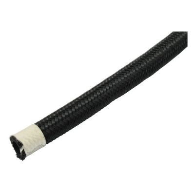 515291 - MCS Braided hose 1/4" (6mm). Black nylon