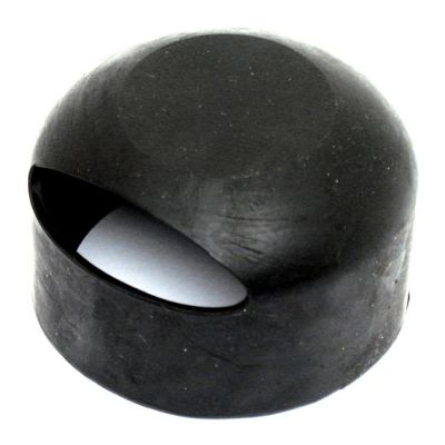 515420 - MCS Black rubber end cap, solenoid