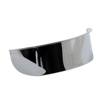 515535 - MCS Smooth headlamp visor. 5-3/4". Chrome