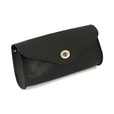 515946 - Ledrie, leather front bag. Black