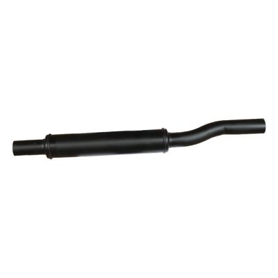 516183 - Samwel WL Flathead muffler, no baffle. Black