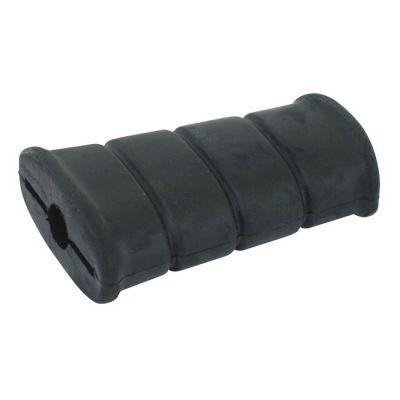 516340 - MCS Repl. rubber for flat kick pedal. Black