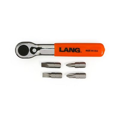 516622 - Lang Tools, mini ratcheting bit wrench. Fine tooth