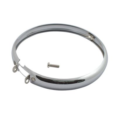 516746 - MCS Replacement Springer headlamp trim ring. Chrome