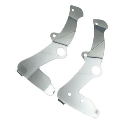 516935 - MCS Softail, rear frame cover set. Chrome