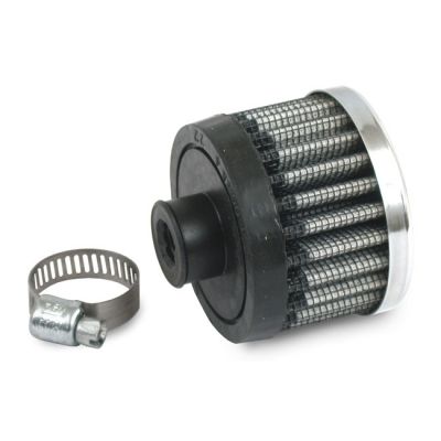 517263 - K&N, crankcase breather filter. Female 3/8" connector