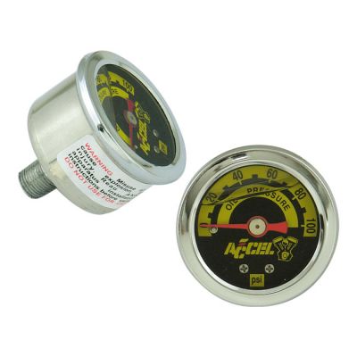 517558 - ACCEL Oil pressure gauge, 100 PSI