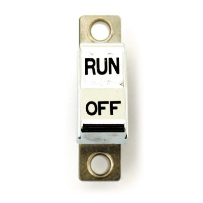 517883 - MCS Handlebar rocker switch, Run/Off. Chrome