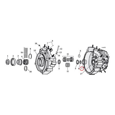 518114 - JIMS, pinion shaft bushing. +.002"