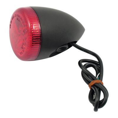 519169 - MCS 3-1 LED bullet taillight / turn signal combo. Black. Red