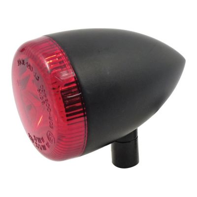 519178 - MCS 3-1 LED bullet taillight / turn signal combo. Black. Red
