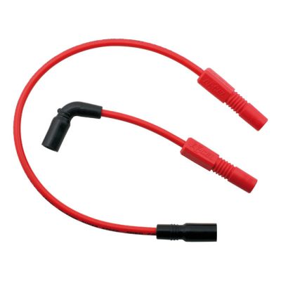 519596 - Accel, 8mm Ferro Spiral core spark plug wire set. Red