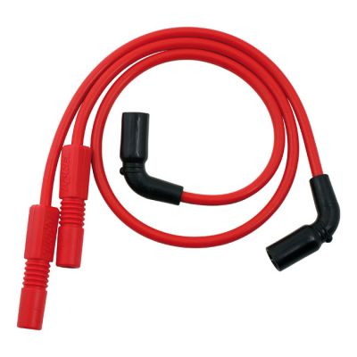 519600 - Accel, 8mm Ferro Spiral core spark plug wire set. Red