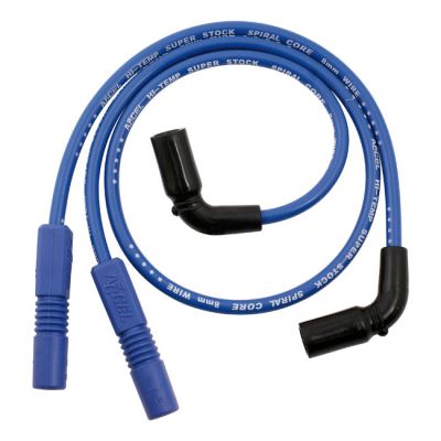 519602 - Accel, 8mm Ferro Spiral core spark plug wire set. Blue