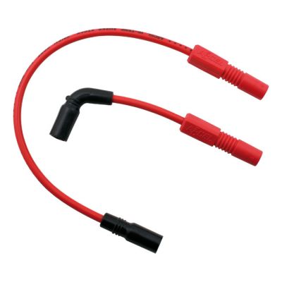 519604 - Accel, 8mm Ferro Spiral core spark plug wire set. Red