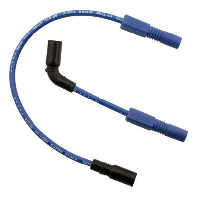 519607 - Accel, 8mm Ferro Spiral core spark plug wire set. Blue