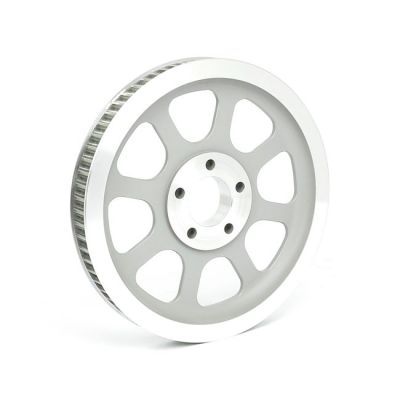 520156 - MCS Reproduction OEM style wheel pulley 70T, 1-1/8" belt. Silver