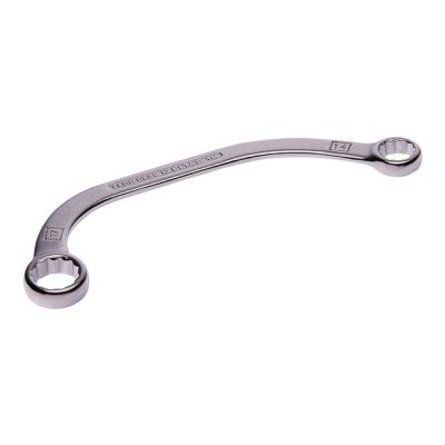 521083 - MCS Izeltas, curved box end wrench. 7/16" x 1/2"